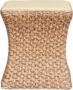 Vine Woven Stool Household Small Apartment Small Stool,Boho for The Living Room, Bedroom, Nursery, Patio, Lounge