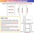 Acrylic Glass Sliding Folding Door with Aluminum Frame, Indoor Retractable Room Divider, Custom Size Privacy Panel Screen Partition, 80-86 Inches High