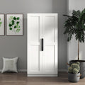 ZeHuoGe 62.99in Kitchen Pantry Cabinet, Freestanding Buffet Cupboards Sideboard with Doors & Shelves, Pantry Storage Cabinet for Kitchen, Living Room and Dinning Room (White)