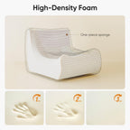 Bean Bag Chair for Adults, Fireside Togo Chair, BeanBag Chairs for Teens with High-Resilience Memory Foam, Non-Slip Base Compression Floor Lounge Sofa for Living Room, Bedroom