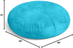 Jaxx Cocoon 4 Foot Bean Bag Chair and Crash Pad, Aqua