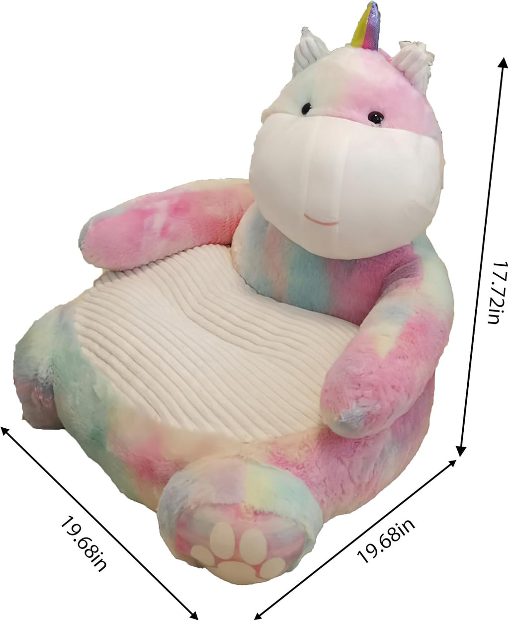 as Comfortable as Bean Bag Chairs，as Comfortable as a Rocking Chair，Removable Filler,Machine Washable(Cute Unicorn