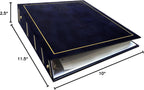 Pioneer Photo Albums Magnetic Self-Stick 3-Ring Photo Album 100 Pages (50 Sheets), Navy Blue