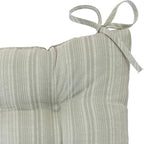 Klear Vu Solarium Rocking Chair Cushion Set, Assembled in the USA, for Indoor & Outdoor Use, Patio, Living Room, or Nursery, 2-Piece Set, 19"x19" Seat and 21"x18" Seatback, Boardwalk Stripe
