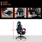 X Rocker PC Computer Gaming Desk Chair with Wheels, College Dorm Room Essentials for Guys and Girls, Adjustable, Ergonomic Office Chair, Gifts for Gamers