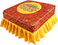 Kneeling Meditation Stool Prayer Stool with Washable Cover Flat Seat Comfortable for Adults Meditation Floor Seat for Praying