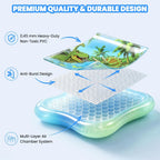Sensory Chair for Kids, Inflatable Rocking Chair for Autism & ADHD, Cloud Rocker for Deep Pressure Therapy, Sensory Room Equipment for Toddlers Boys & Girls