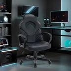 Ergonomic Computer Gaming Chair Home Office Racing Executive Video Task Desk PU Leather for Adults Teens Kids Gamer