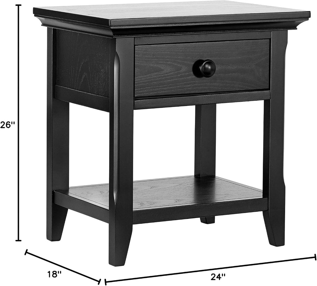 Overland Nightstand Forever Black