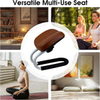 Adjustable Meditation Stool – Portable Prayer Bench with Non-Slip Pad, Ergonomic Kneeling Chair for Yoga, Zen, Home Use – Height Adjustable, Lightweight & Durable