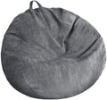 Stuffed Animal Storage Bean Bag Chair Cover (No Filler) Washable Ultra Soft Corduroy Bean Bag Cover for Organizing Plush Toys or Textile, Sack Bean Bag for Adults, Teens