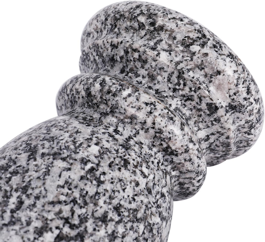 Gray Granite Cemetery Vase for Grave, 4.3" W x 9.8" H | Gray granite, side drainage hole prevents water pooling and freeze cracking. For grave markers & flower decoration. 1 count.