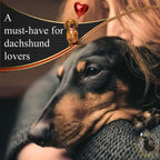 Dachshund Gifts for Women and Loved Ones. Solid Wood Dachshund Wine Bottle Holder. Dog mom Gifts. Dachshund Decor Wine Holder. Weiner Dog Gifts. (Black)
