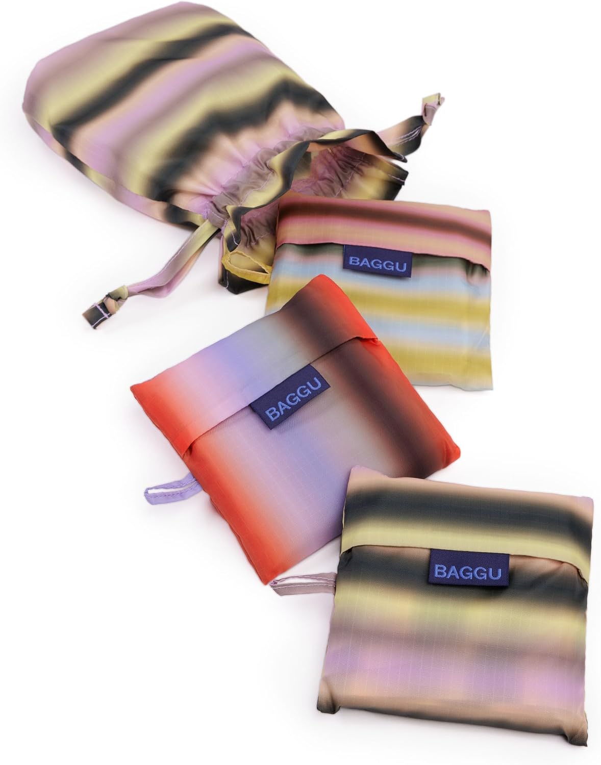 BAGGU Standard Baggu Set of 3 - Gradient Stripes
