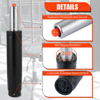 Universal Office Chair Gas Lift Cylinder Replacement, 5.5" Long Stroke Gas Lift, Heavy Duty Gas Lift Hydraulic/Pneumatic Piston for Office Chair/Gaming Chair