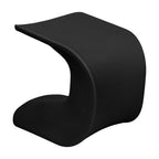 ECR4Kids Wave Seat Perch Stool, 18in - 19.6in Seat Height, Flexible Seating, Black
