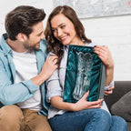 12" Glass Crystal Vase for Flowers with Luxury Gift Box, Elegant Tall Clear Vases for Mother's Day, Wedding, Valentine Gift, Large Floreros Centerpieces for Living Room Home Décor
