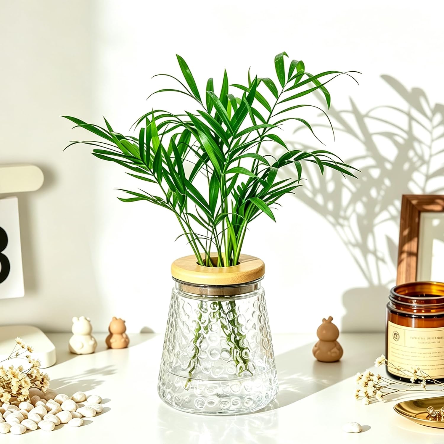 Plants Propagation Stations, Desktop Propagation Vase for Living Room, Bedroom, Wedding, Best Gifts for Plant Lovers, Clear