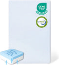 Pack and Play Mattress,Dual Sided Memory Foam Pack N Play Mattresses,Breathable with Non-Slip Bottom Removable Cover
