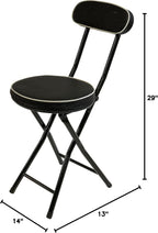 Wee's Beyond Cushioned Padded Folding Stool