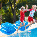 Pool Floats – Ergonomic Kids Camping Chair, Waterproof Outdoor Inflatable Lounger | Comfortable Seating 220 Pounds Load Capacity, Portable Travel Seat for Beach Trips, Outdoor Adventures, Family Picni
