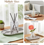 24Pcs Glass Bud Vase Set,Small Flower Vase for Tables Centerpieces Decor, Mini Vintage Clear Vase for Home,Wedding,Party Decorations