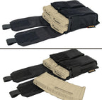EXCELLENT ELITE SPANKER Tactical Molle Single/Double/Triple Mag Pouch for M4 M14 M16 AR15 AR10 G36 Magazine Holds 2 Mags