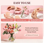 Fresh Cut Flower Food Copper Heart – Boost Flower Food Packet & Keep Water Clean for Longer Life, 99.99% Copper, Eco Friendly, Reusable Vase Accessory for All Fresh Cut Flower Varieties (1-Pack)