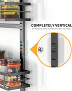 Moforoco White 9-Tier Over The Door Pantry Organizer, Pantry Organization And Storage, Metal Hanging Spice Rack Shelves Door, Home & Kitchen Essentials, Laundry Room Bathroom Organization