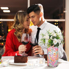 WinnerWhy 100 Pcs Conversation Hearts Vase Filler Resin for Candle Filler Candle Holder Floating Candles Candy Heart Centerpiece for Wedding Decor Macaron Color