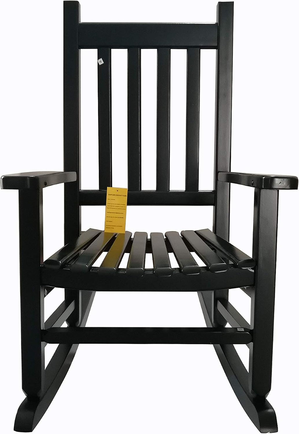 K086DG Durable Dark Green Child’s Wood Porch Rocker/Outdoor Rocking Chair - Indoor or Outdoor - Suitable for 4-8 Years Old