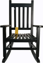 K086DG Durable Dark Green Child’s Wood Porch Rocker/Outdoor Rocking Chair - Indoor or Outdoor - Suitable for 4-8 Years Old