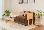 Rubberwood Folding Tray Table, Natural, 19" x 14.5" x 26"