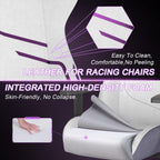 KARNOX Gaming Chair Ergonomic Computer Chair Lumbar Support Office Chair Adjustable Big Tall Reclining Desk PC Chair with Armrest and Headrest for Adults Comfortable Racing Chair (Purple)