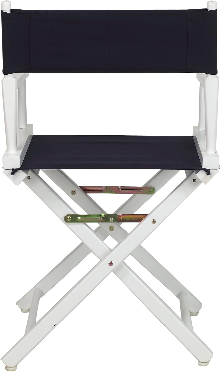 Casual Home 18" Director's Chair White Frame with Navy Canvas