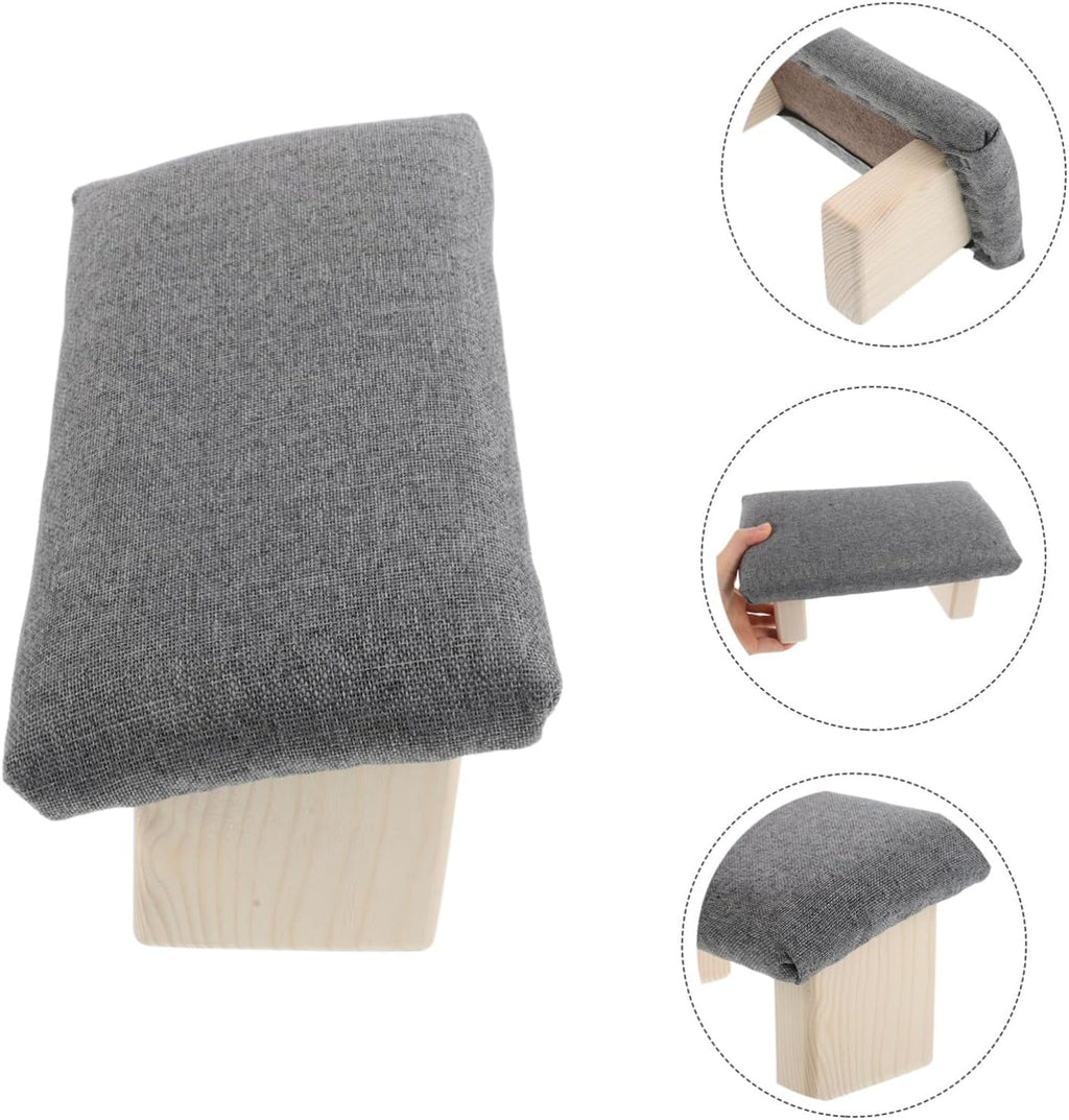 Kisangel Ergonomic Kneeling Stool Chair for Prayer Kneeling Posture Bench Wooden Prayer Bench Soft Cotton Surface