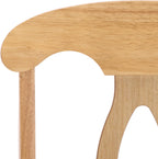 SAFAVIEH Home Collection – Hannelore Solid Wood Dining Arm Chair, Light Oak Finish, Classic Transitional Seating Design (DCH6907B)