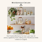 MACKENZIE-CHILDS Wildflowers Pink Large Canister
