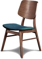 New Classic Furniture Oscar 5-Piece Wood 60" Dining Table Set in Teal