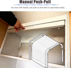 Custom Plastic Roll Up Tambour Storage Cabinet Doors for Kitchen/Garage/Campervan