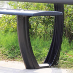 Patio Benches for Outdoors Outdoor Park Chair Cast Aluminum Double Backrest Community Square Bench Garden Creative Garden Benches for Outdoors