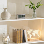 Acrylic Shelf Dividers for Closet Organization: 10" Tall Clear Closet Dividers for Shelves - Free-Standing Shelf Separators for Clothes Sweater Purse