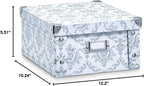 Zeller Present Vintage Storage Box, White
