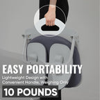 【Premium Dual-Backrests】 Made in Korea Ergonomic Floor Chair with Back Support - Meditation Chair, Floor Gaming Chair, Reading Chair, Floor Chairs for Adults, Foldable Chair (Grey)