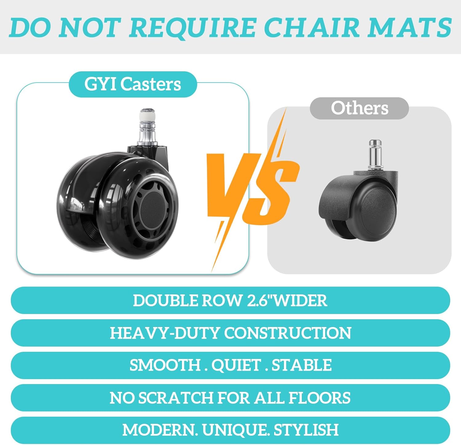 GYI Office Chair, Ergonomic Computer Desk Chair, Leather Executive Office Chair with High Back, Lumbar Support, Flip-up Arms, Wide and Thick Padded Seat, Heavy Duty Base, Rubber Wheels, Black