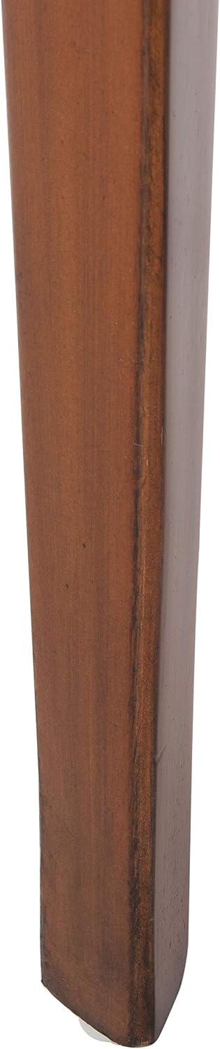 Safavieh Couture Home Dilan 47-inch White and -Light Brown Leather Weave Bench