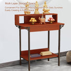 3-Tier Meditation Table, Personal Shrine Altar, Prayer Stand Riser for Home Decor in Living Room, Bedroom, Office, Bathroom