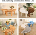 Semi-Circular Tree Bench,Tree Bench Wrap Around Park Seating Slatted Seat,for Garden,Lawn,Patio & Backyard(Color4)