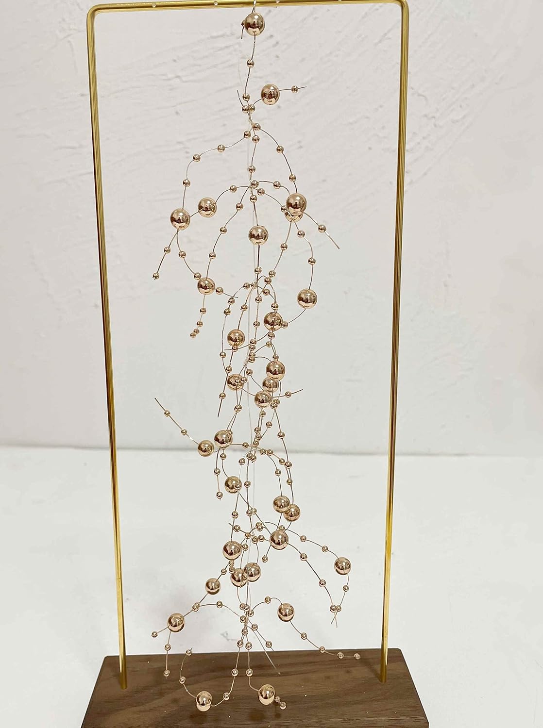 TeaSu 12pcs Pearl String, for Wedding Centerpiece, Vase Filler and Decor for Floating Candles (Champagne Gold)