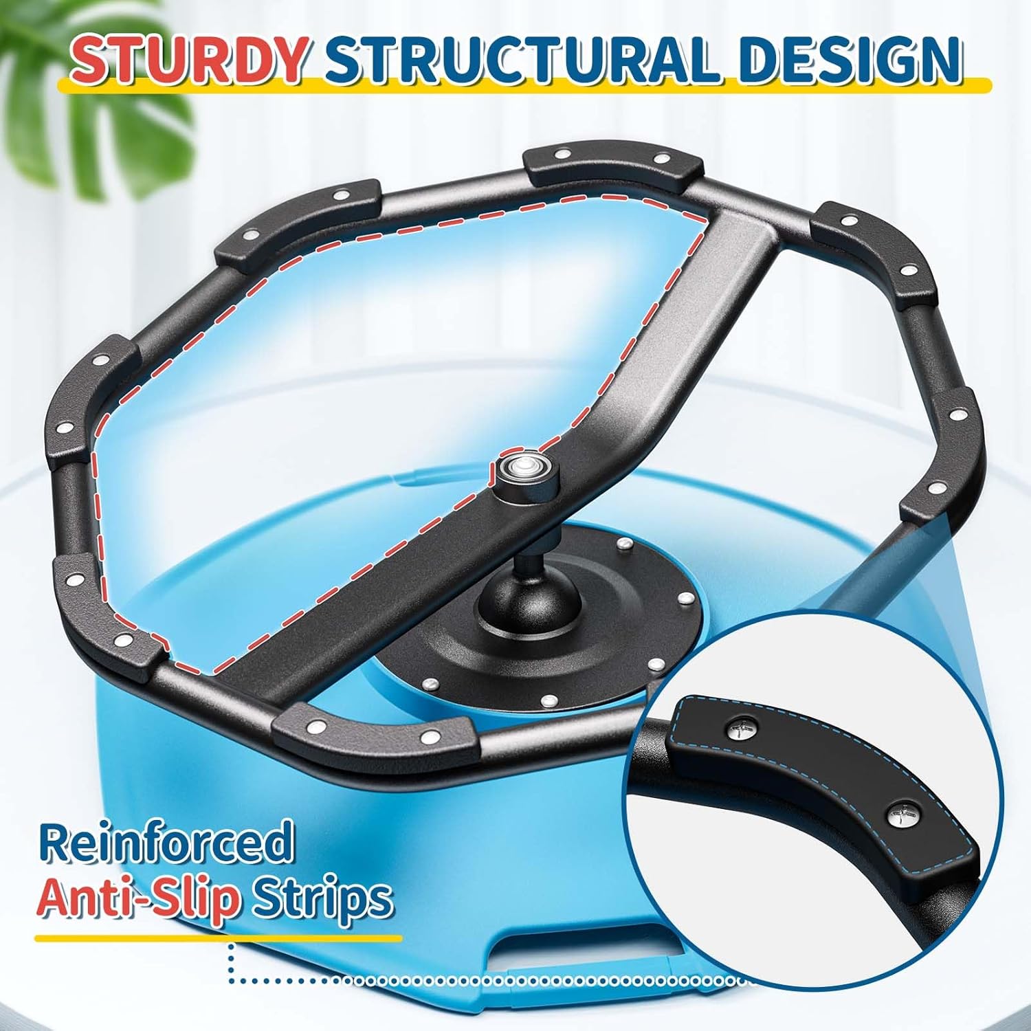 KidBloom Spinning Chair for Autistic Kids, Upgrade Handle Sensory Chair, Autism & ADHD Chair, Kid's Furniture, Autism Sensory Products for Kids